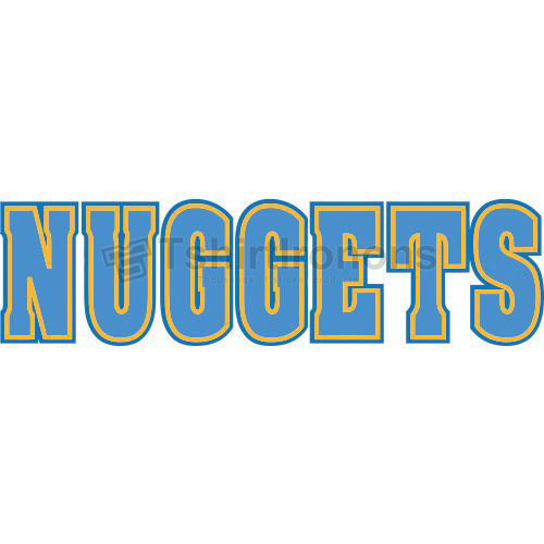 Denver Nuggets T-shirts Iron On Transfers N988